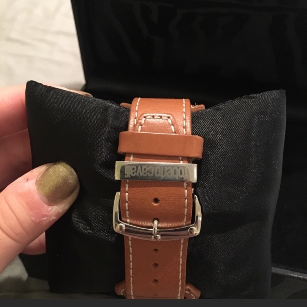 Robert Cavalli timewear leather watch - Picture 2 of 8